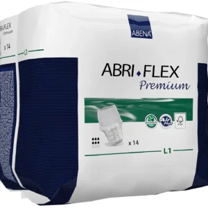 Abena Abri Flex Premium incontinence pants offer breathable, comfortable, and discreet protection for men and women, made with eco-friendly and absorbent materials to keep you dry and confident.