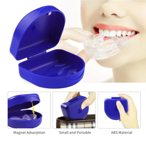 ARGOMAX Aligner Case - Retainer Box Dark Blue