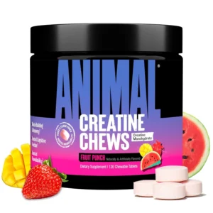 Animal Creatine Chews - Enhanced Absorption, Fruit Punch