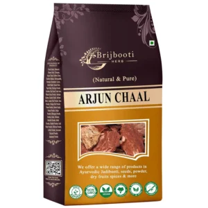 Natural sun-dried Arjun tree bark, also known as Terminalia Arjuna, is an Ayurvedic ingredient used as a heart tonic and to help increase good cholesterol.