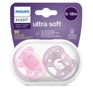 Philips Avent Ultra Soft Pacifier 6-18m - 2 Pack