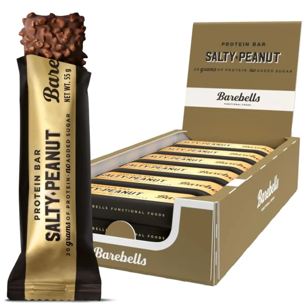 Barebells Salty Peanut Protein Bar, Low Carb, 20g Protein