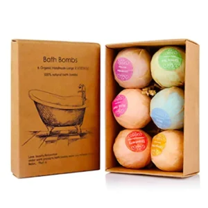 Bath Bomb Gift Set - Natural Relaxing Bath Bombs 6 Pack