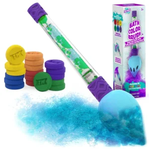 Bath Bombs with Brush for Kids - Fun, Non-Toxic Colors