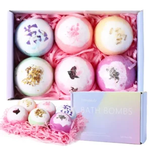 Bath Bombs Gifts for Her Spa Set Mothers Day Relax
