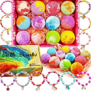 Bath Bombs for Girls with Jewelry Surprise