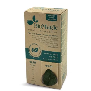 Biomagic Mocha hair color offers gentle and effective hair coloring with hygienic packaging, refer to the box for usage.
