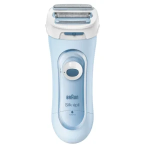 Cordless Braun Lady Shaver offers a close and comfortable shave with its floating foil, trimmer, and exfoliation attachments for use on legs, underarms, and bikini line in or out of the shower.