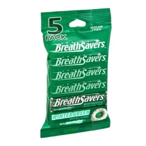 Breath Savers Wintergreen Sugar Free Mints - 5 Rolls