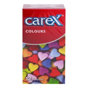 Carex Colours Condoms - Vibrant Fun | 12 Count