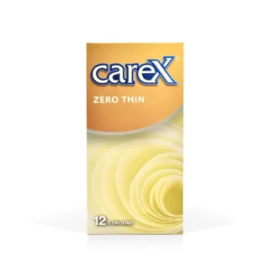 Carex Zero Thin Condoms - Ultra Thin, Sensitive - 12 Count