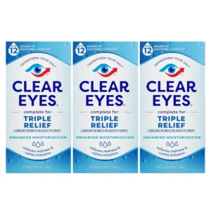 Clear Eyes Triple Relief Eye Drops - 3 Pack