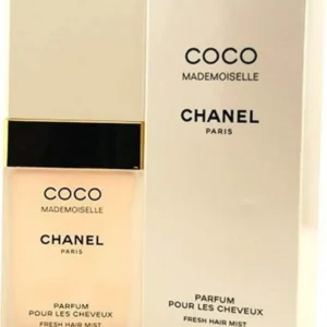 Chanel Coco Mademoiselle hair mist with a refreshing oriental fragrance that lasts for hours and imparts a light shine.