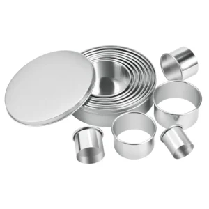 Cookie Cutter Set Round Stainless Steel 12 Sizes