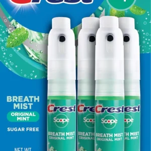 Crest Scope Breath Mist 4-Pack | Pocket Breath Freshener