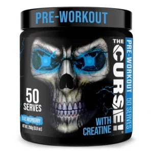 The Curse Pre Workout Blue Raspberry Ice