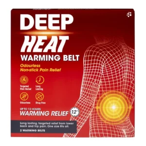 DEEP Heat Warming Belt 2pk - 12hr Pain Relief