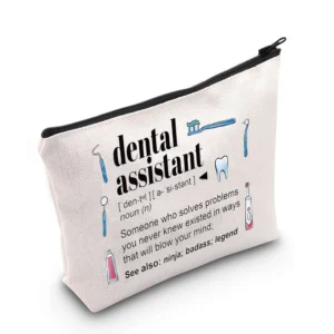 Dental Assistant Gift Zipper Pouch - Cosmetic Bag
