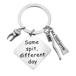 Dentist Gift Keychain Same Spit Dental Hygienist Gifts