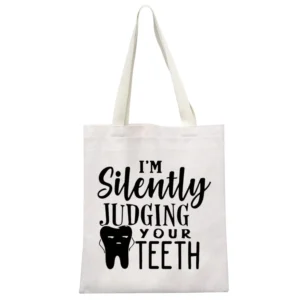Dentist Gift Judging Your Teeth Zipper Pouch