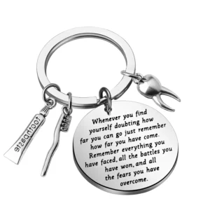 Dentist Keychain Gift - Dental Graduation Jewelry
