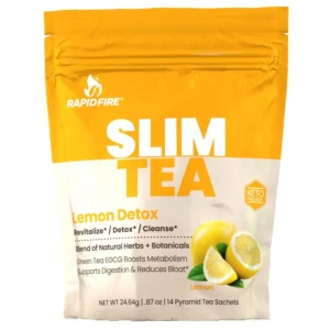This 14-day detox tea with natural herbs and botanicals supports healthy digestion, reduces bloating, and enhances nutrient absorption.