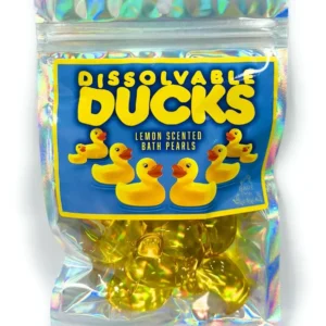 Duck Bath Beads Lemon Scented. Bath Oil Pearls