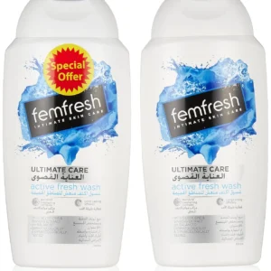 Femfresh Active Fresh Intimate Wash Twin Pack