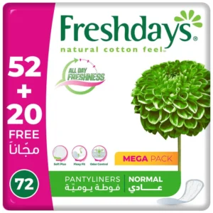 Freshdays Liners Normal 72 - Soft & Breathable