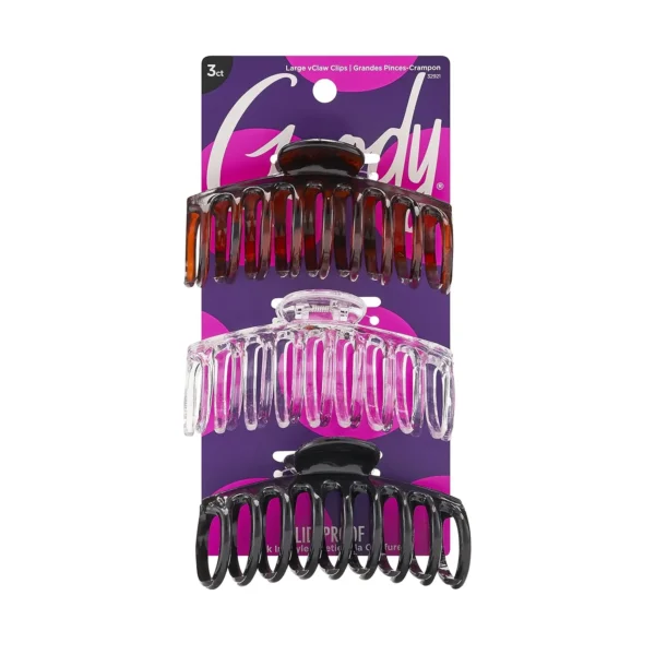 Goody Classics Half Claw Clips - Strong Hold, 6 Pack