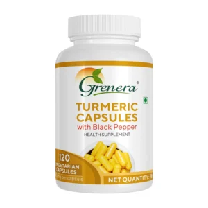 Grenera Turmeric Capsules - Curcumin with Black Pepper