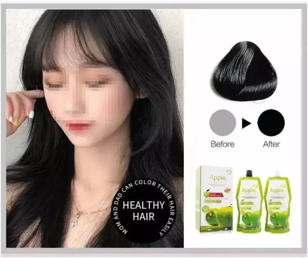 Hair & Beard Dye Cream - Long Lasting Black Color