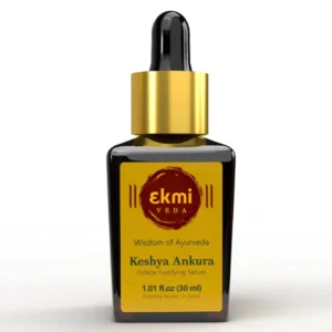 This hair growth serum with DHT blockers and Ayurvedic herbs like Amla and Brahmi promotes thicker, fuller hair for women and men, stimulating follicles and reducing hair loss.