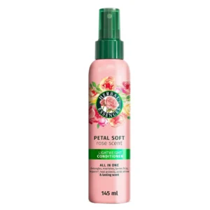 Herbal Essences Petal Soft hair perfume spray infused with rose extract that detangles, nourishes and protects hair from heat while adding shine and a refreshing scent.
