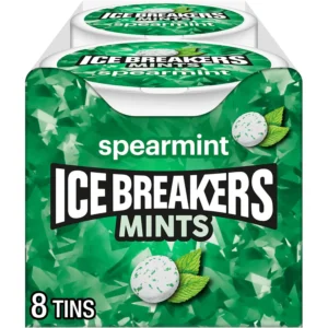 ICE BREAKERS Sugar Free Spearmint Mints - 8 Pack