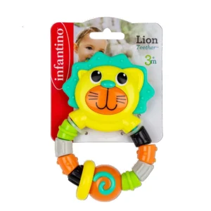 Infantino Bendy Lion Teether - Soothes Tender Gums