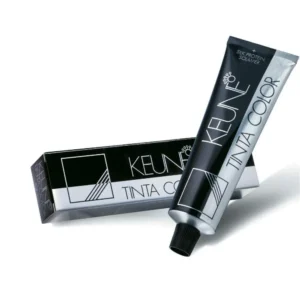 Keune Tinta Color 3 Dark Brown hair dye, formulated with care and in hygienic packaging, to enhance hair with silk protein.