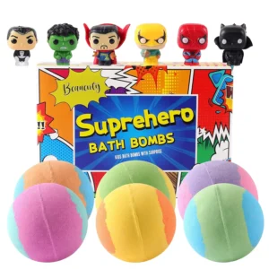Kids Bath Bombs, 24 Pack with Surprise Toys