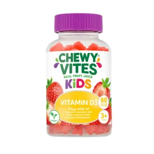 Kids Vit D3 Gummies, High Strength, Vegan, 3+ Years
