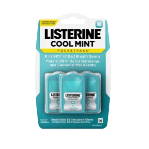 Listerine Cool Mint Breath Strips - Kills Bad Breath