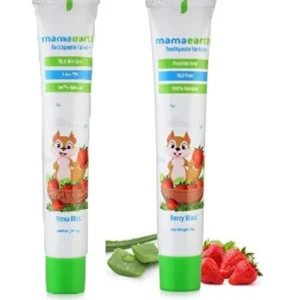 Mamaearth Kids Toothpaste - Natural, Safe, Berry Flavor