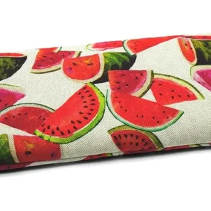 A lavender scented microwave seed bag filled with wheat, designed for hot or cold therapy to relieve pain.