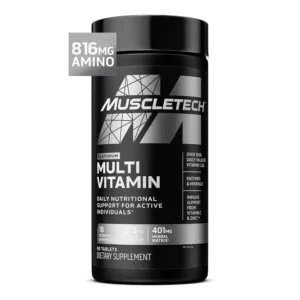 MuscleTech Platinum Multivitamin provides immune support and daily nutritional support with essential vitamins and minerals for active men.