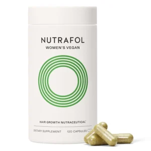 One bottle of Nutrafol Women's Vegan Hair Growth Supplements for visibly thicker, stronger hair in 3-6 months.