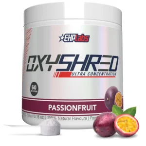 EHP Labs OxyShred thermogenic fat burner supplement helps boost metabolism, burn stubborn fat, increase energy, and curb appetite for effective weight loss.