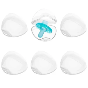 Pacifier Case Holder Clip Box - 6 Pack