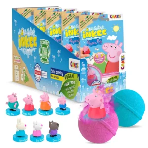 INKEE Peppa Pig Bath Bombs - Surprise Toys Inside!