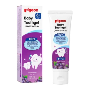 Pigeon Baby Tooth Gel - Fluoride, Low Foaming, Grape