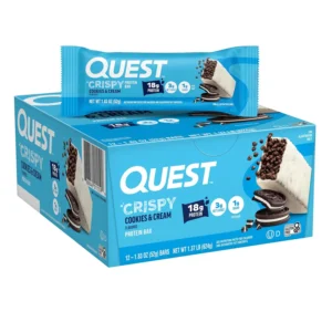 Quest Cookies & Cream Hero Bar - 12 Count Protein