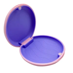 Orthodontic Retainer Case Pink Aligner Box